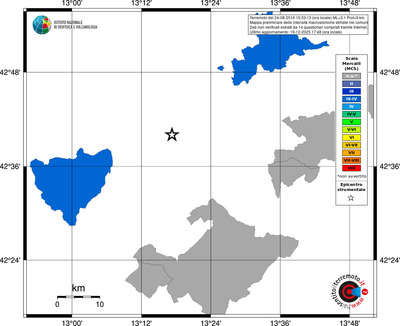Mappa MCS - territori comuni