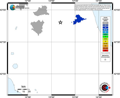Mappa EMS - territori comuni