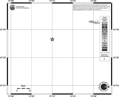 Mappa EMS - territori località