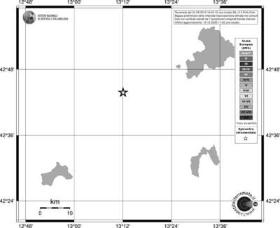 Mappa EMS - territori comuni