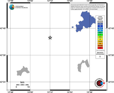 Mappa MCS - territori comuni