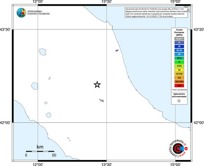 Mappa EMS - territori località