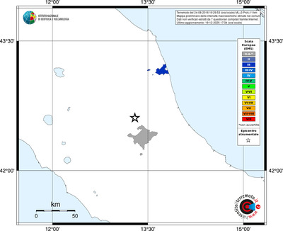 Mappa EMS - territori comuni