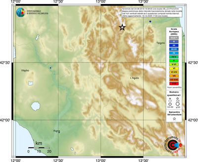 Mappa EMS - località