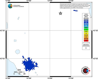 Mappa MCS - territori località