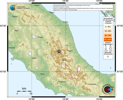 Mappa comuni con almeno 3 questionari