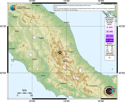 Mappa comuni con almeno 3 questionari