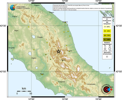 Mappa comuni con almeno 3 questionari