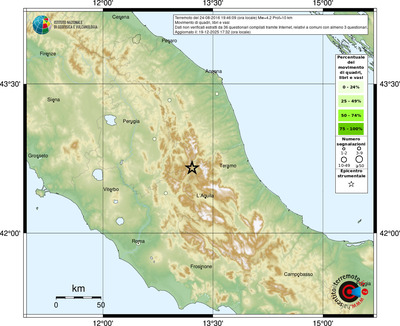 Mappa comuni con almeno 3 questionari