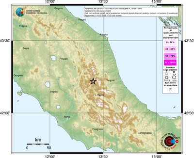 Mappa comuni con almeno 3 questionari