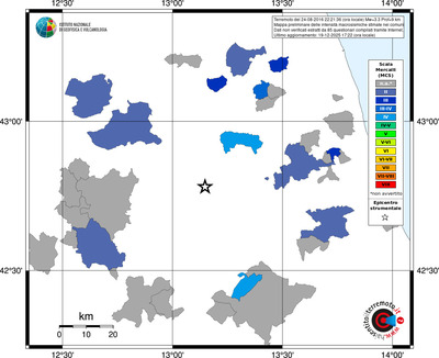 Mappa MCS - territori comuni