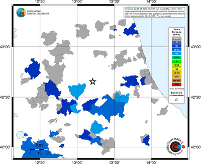 Mappa EMS - territori comuni