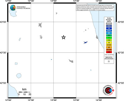 Mappa EMS - territori località