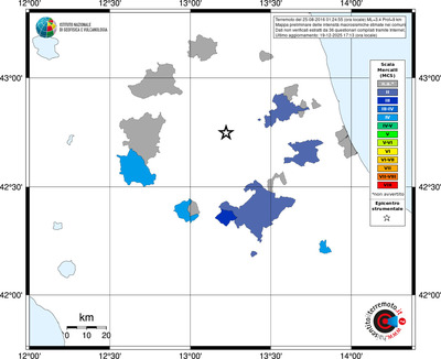 Mappa MCS - territori comuni