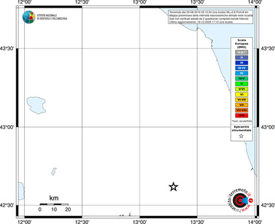 Mappa EMS - territori località