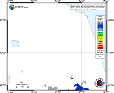Mappa EMS - territori comuni