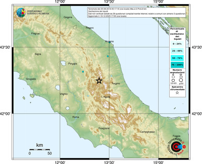 Mappa comuni con almeno 3 questionari