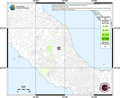 Mappa territorio comunale con almeno 3 questionari