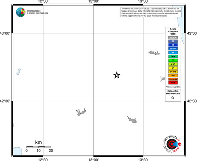 Mappa EMS - territori località