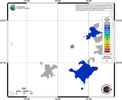 Mappa EMS - territori comuni