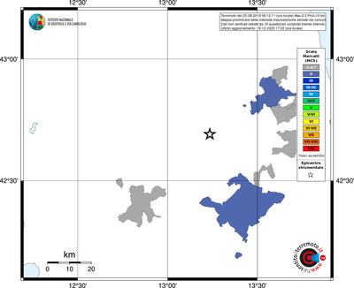 Mappa MCS - territori comuni
