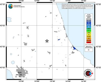 Mappa EMS - territori località