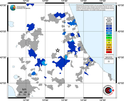 Mappa EMS - territori comuni