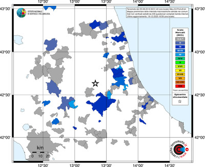 Mappa MCS - territori comuni