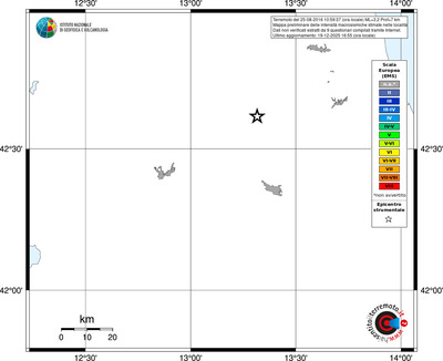 Mappa EMS - territori località