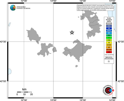 Mappa EMS - territori comuni