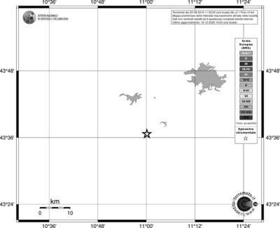 Mappa EMS - territori località