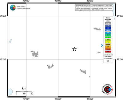 Mappa MCS - territori località