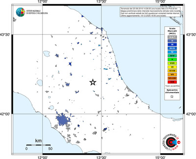 Mappa MCS - territori località