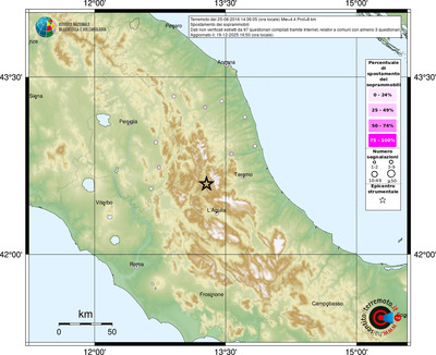 Mappa comuni con almeno 3 questionari