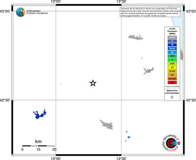 Mappa EMS - territori località