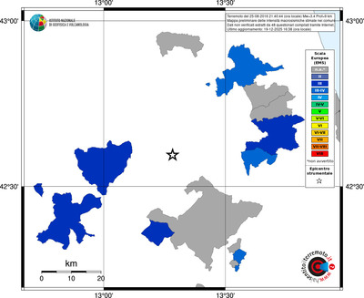 Mappa EMS - territori comuni