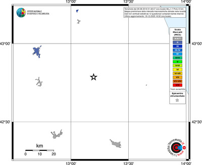Mappa MCS - territori località