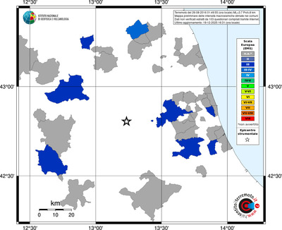 Mappa EMS - territori comuni