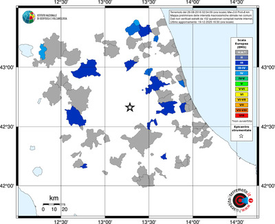 Mappa EMS - territori comuni