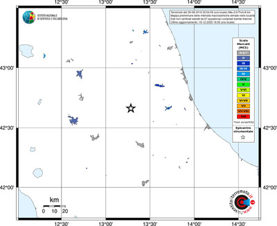 Mappa MCS - territori località
