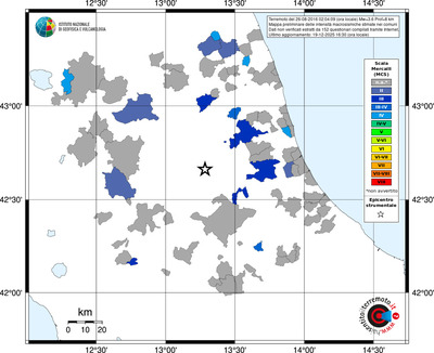 Mappa MCS - territori comuni