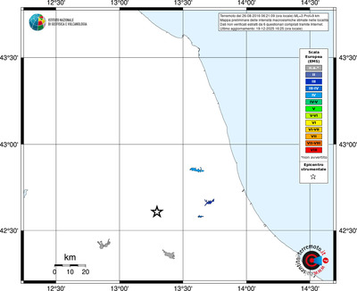Mappa EMS - territori località