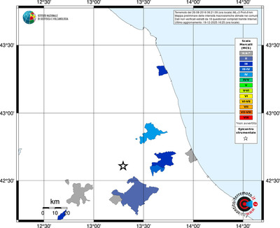 Mappa MCS - territori comuni