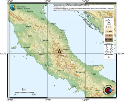 Mappa comuni con almeno 3 questionari