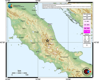 Mappa comuni con almeno 3 questionari