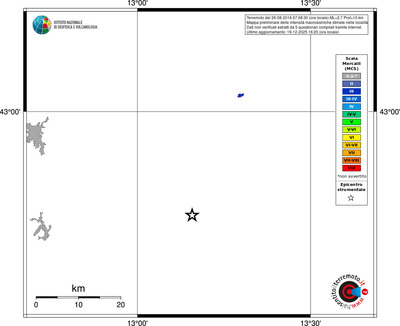 Mappa MCS - territori località