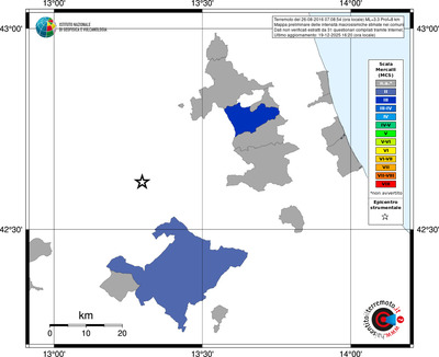 Mappa MCS - territori comuni