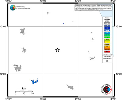 Mappa MCS - territori località