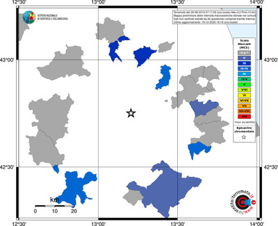 Mappa MCS - territori comuni