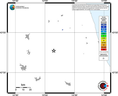 Mappa EMS - territori località